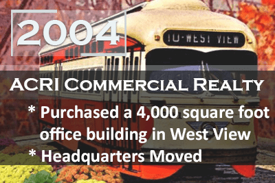 Acri Realty 2004 West View Headquarters Move Milestone